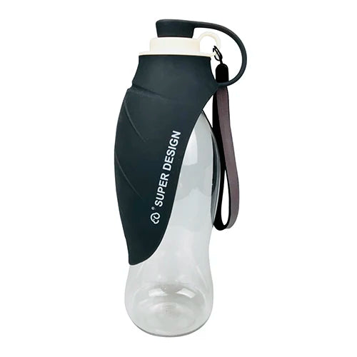 580ml Sport Pet Water Bottle – Portable Silicone Travel Dispenser for Dogs & Cats