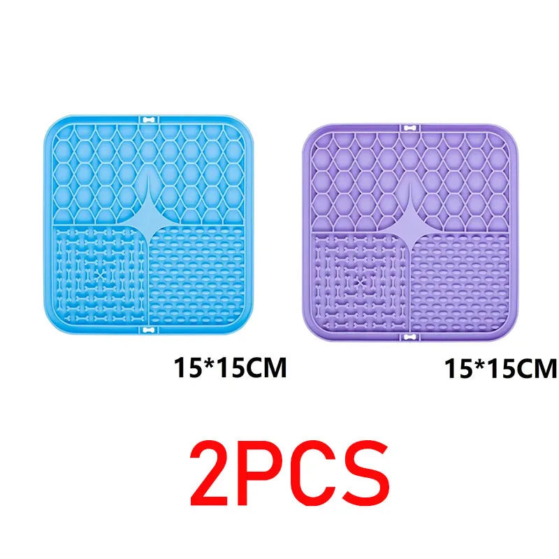 Lick Mat for Dogs & Cats — 15cm Textured Feeding Mat