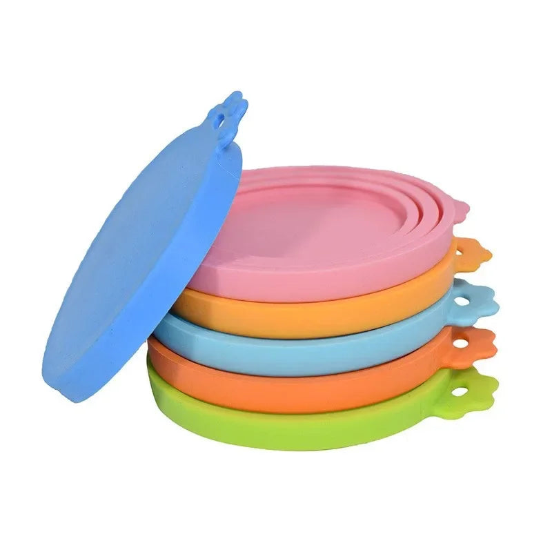 Reusable Silicone Pet Can Lid – BPA-Free Food Saver for Dog & Cat Cans