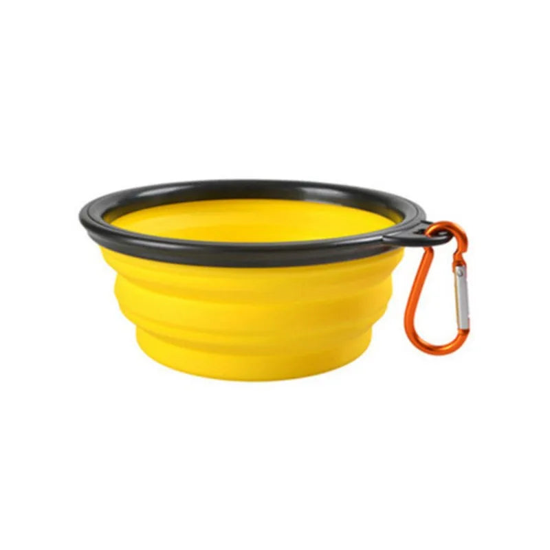Collapsible Pet Travel Bowl – Silicone Food & Water Bowl for Dogs & Cats