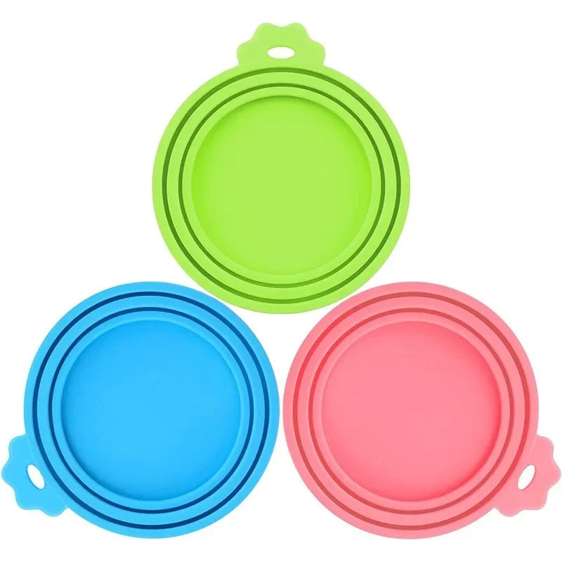 Reusable Silicone Pet Can Lid – BPA-Free Food Saver for Dog & Cat Cans