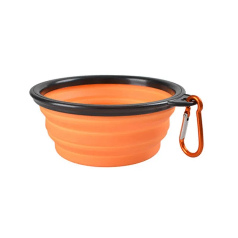 Collapsible Pet Travel Bowl – Silicone Food & Water Bowl for Dogs & Cats