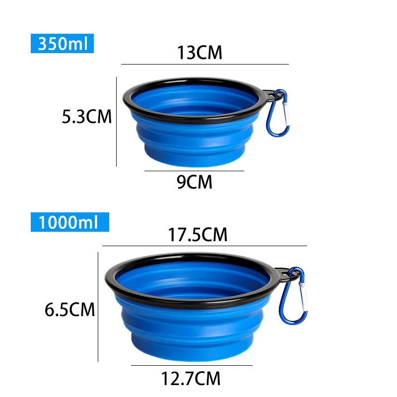WanderBowl four-layer folding design shown mid-fold