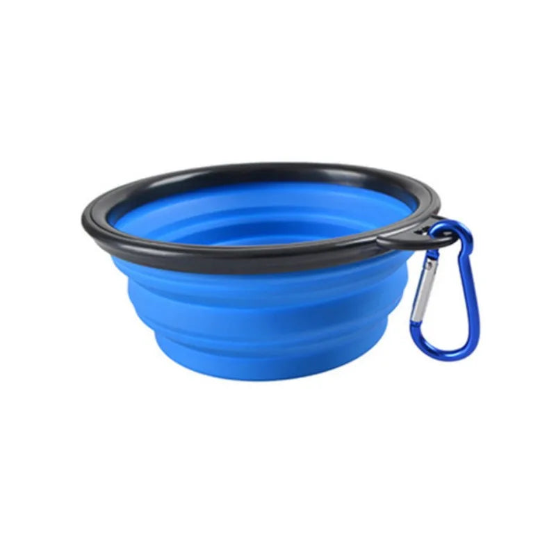 Collapsible Pet Travel Bowl – Silicone Food & Water Bowl for Dogs & Cats