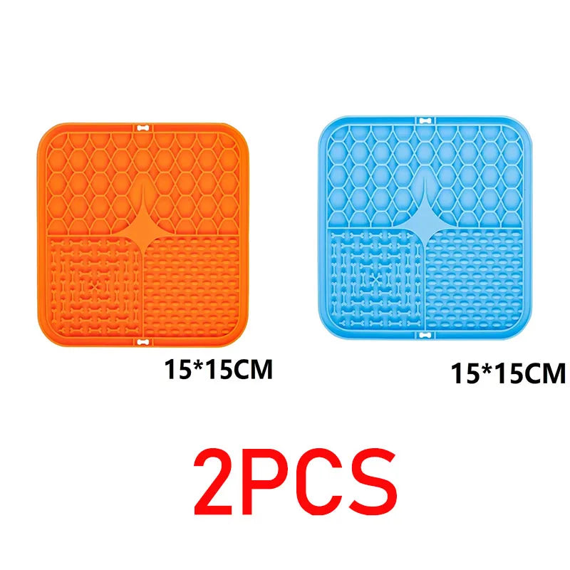 Lick Mat for Dogs & Cats — 15cm Textured Feeding Mat