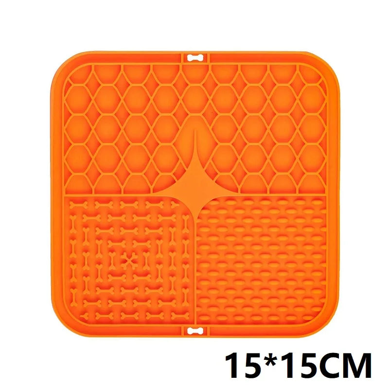 Lick Mat for Dogs & Cats — 15cm Textured Feeding Mat