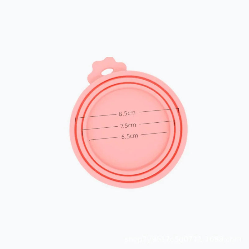 Reusable Silicone Pet Can Lid – BPA-Free Food Saver for Dog & Cat Cans