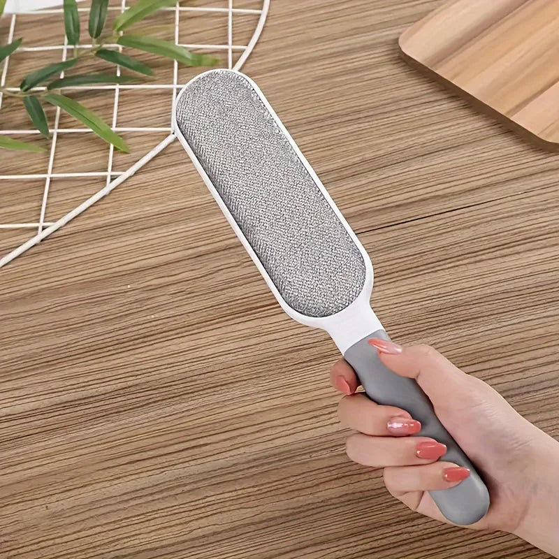 Double-Sided Pet Hair Remover Brush – Reusable Lint Roller for Clothes, Furniture & Sofas