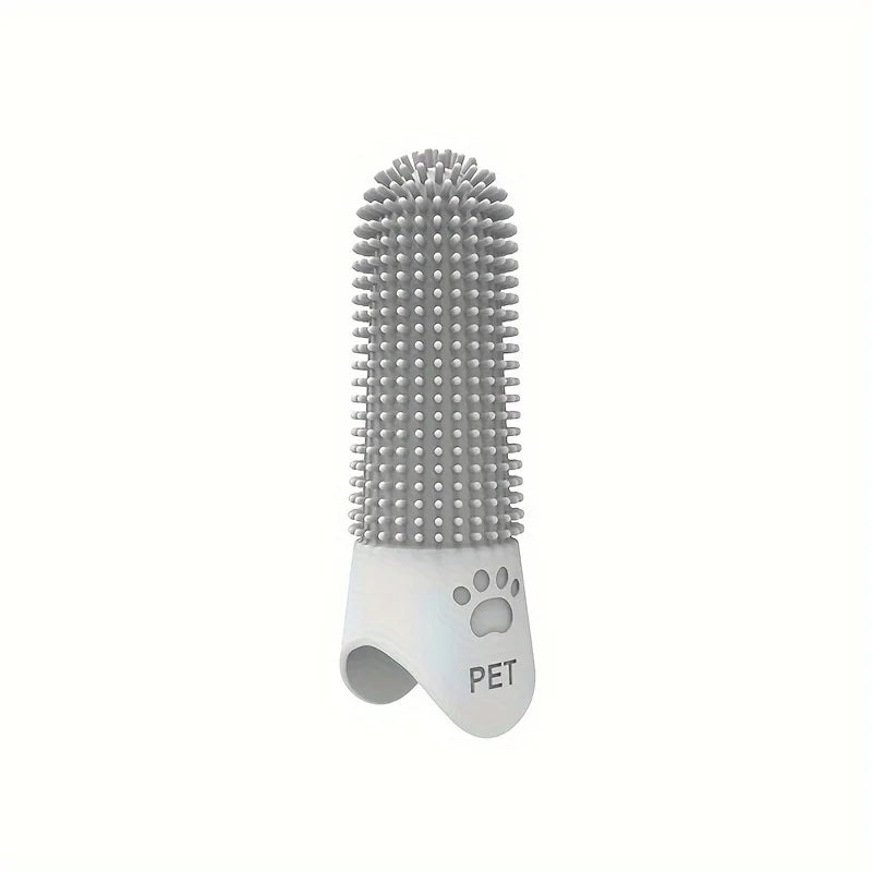 360° Soft Silicone Finger Toothbrush for Dogs & Cats – Gentle Dental Cleaning Tool