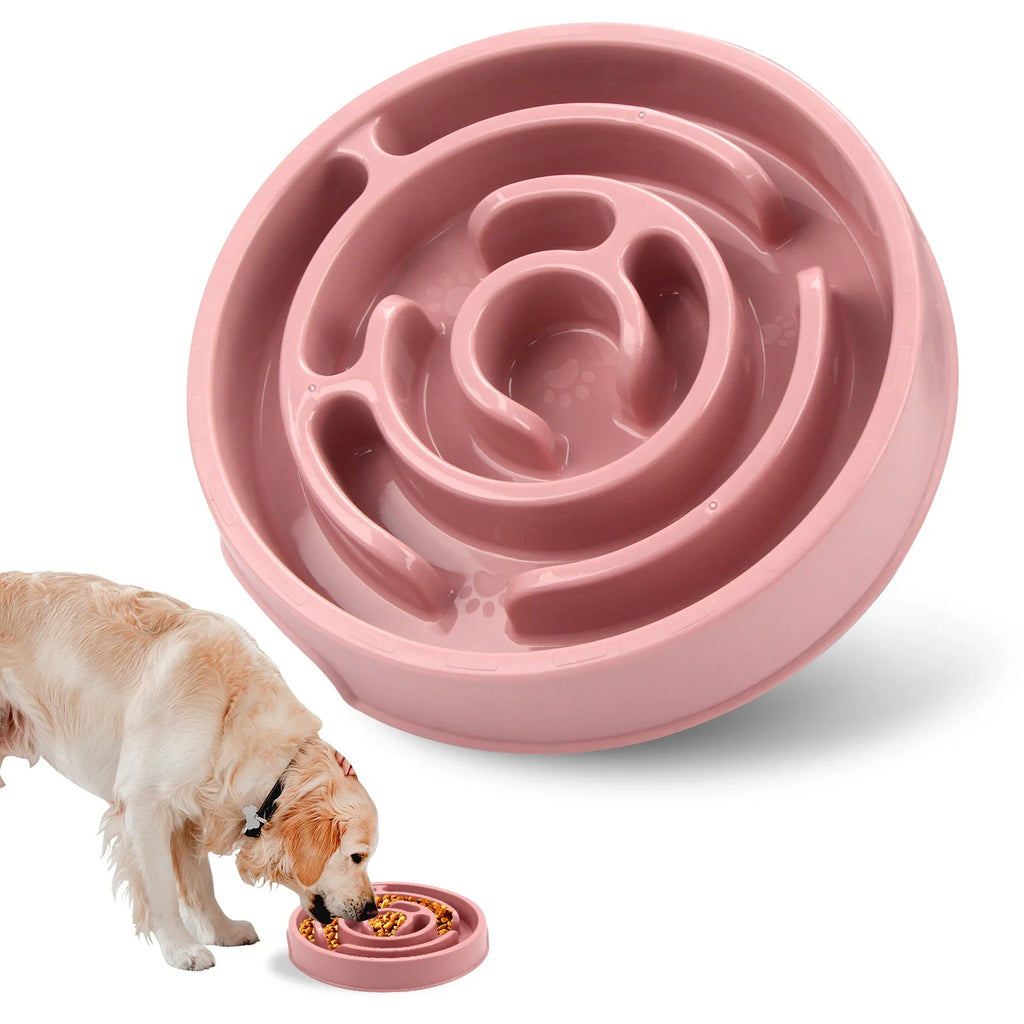 Slow Feeder Dog Bowl — Maze Design for Fast Eaters