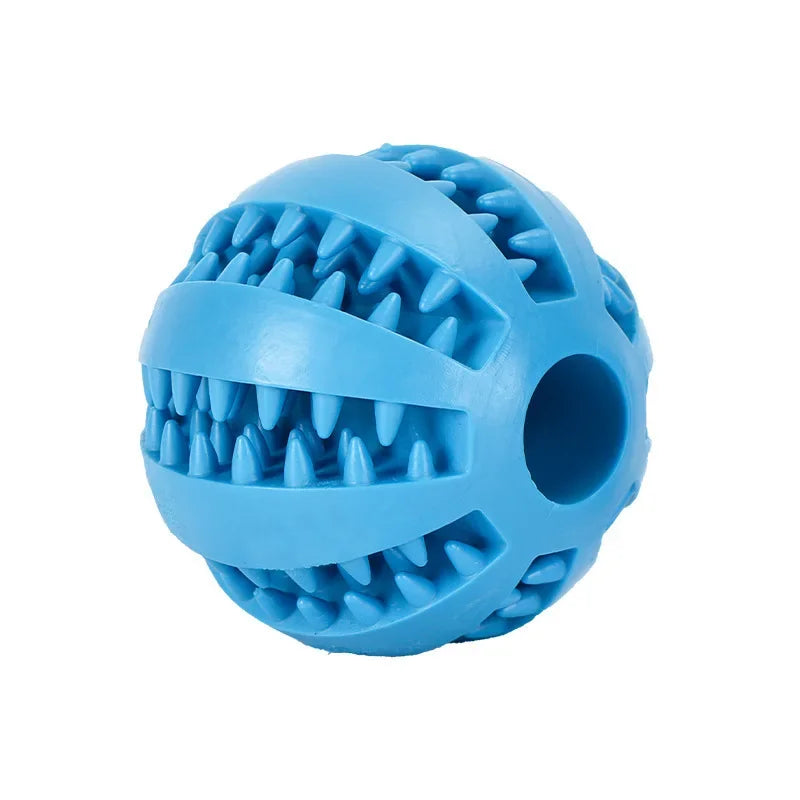 Treat Dispensing Dog Ball — Rubber Chew Toy & Slow Feeder