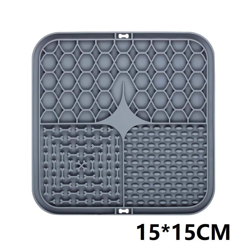 Lick Mat for Dogs & Cats — 15cm Textured Feeding Mat