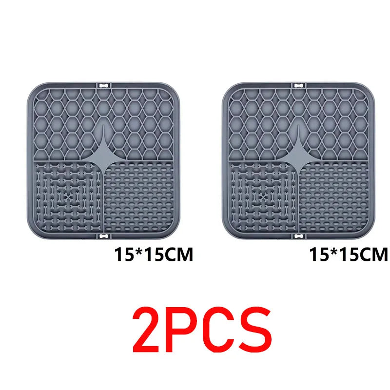 Lick Mat for Dogs & Cats — 15cm Textured Feeding Mat