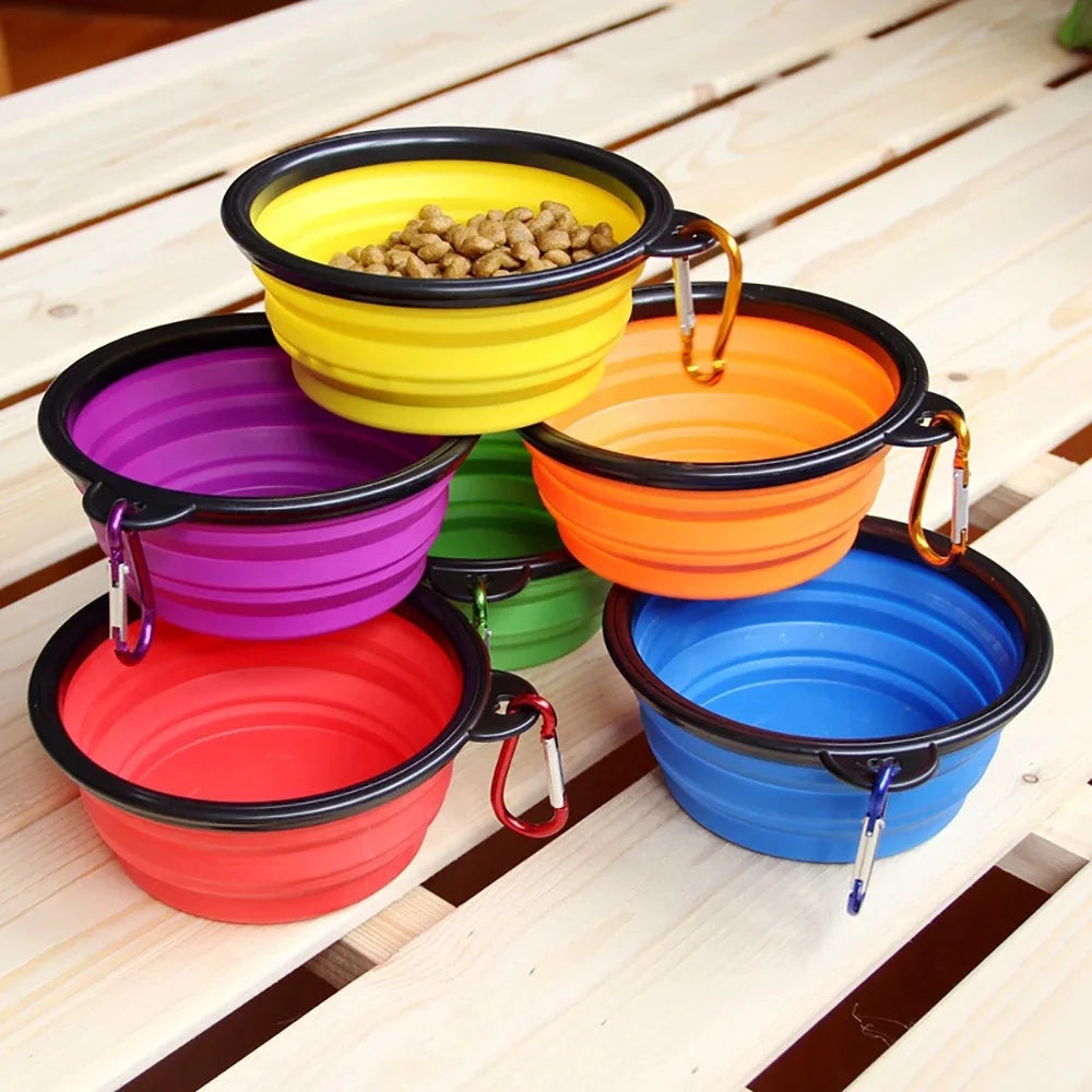 WanderBowl collapsible silicone travel bowl for dogs