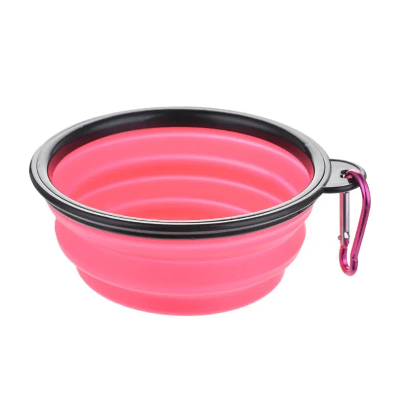 Collapsible Pet Travel Bowl – Silicone Food & Water Bowl for Dogs & Cats