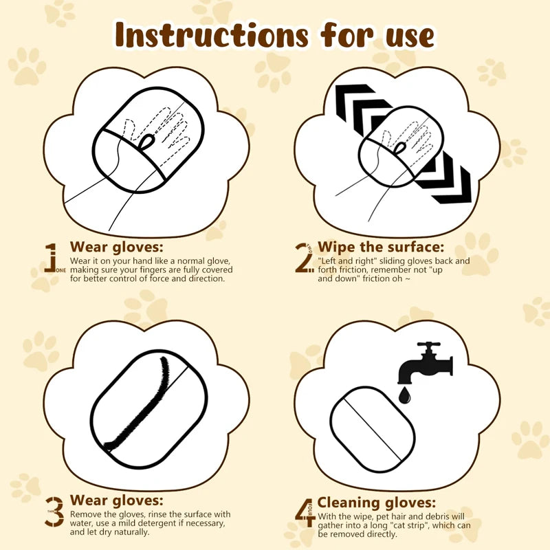 Magic Pet Hair Remover Glove
