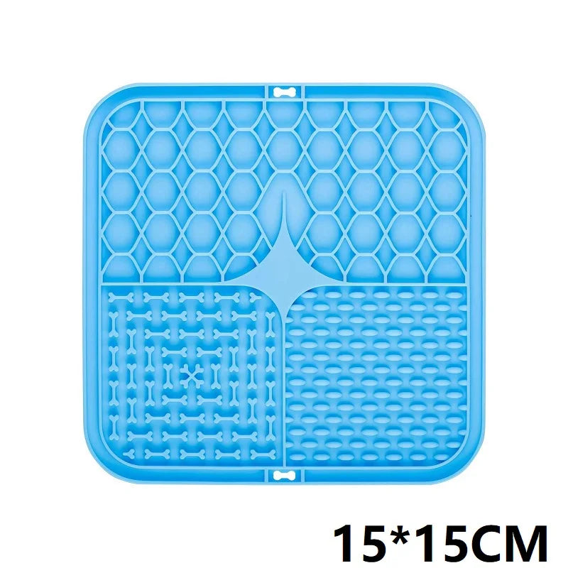 Lick Mat for Dogs & Cats — 15cm Textured Feeding Mat