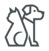 FurMidables logo — cat and dog line art